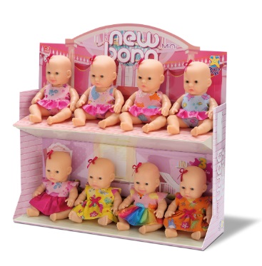 Boneca Diver New Born Mini Sortidas 8236 - Divertoys