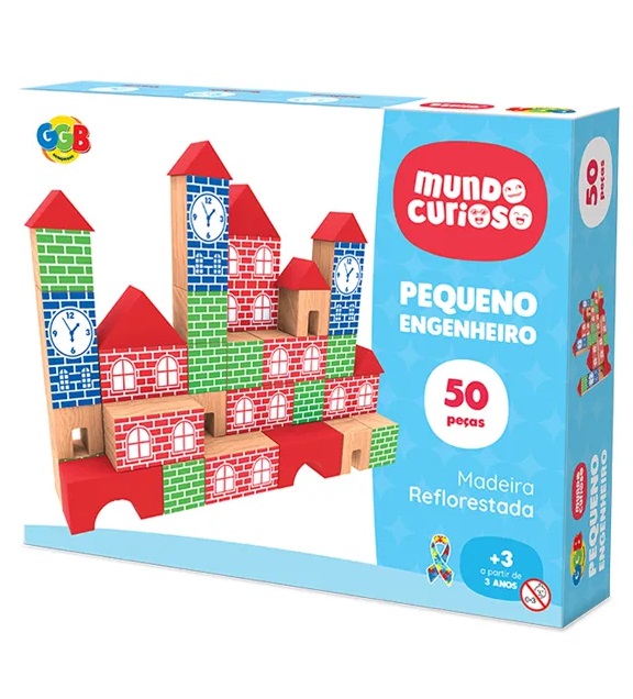 Pequeno Engenheiro 50 Peças 464 - GGB Brinquedos