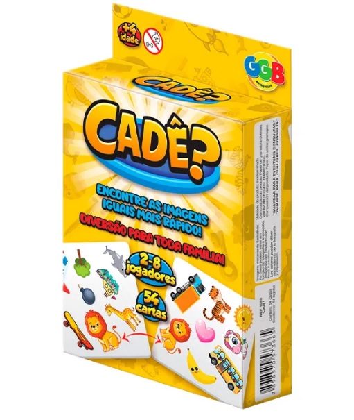 Jogo de Cartas Cadê? 1059 - GGB Brinquedos