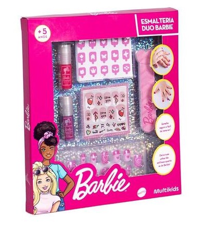 Esmalteria Duo da Barbie BR2422 - Multikids