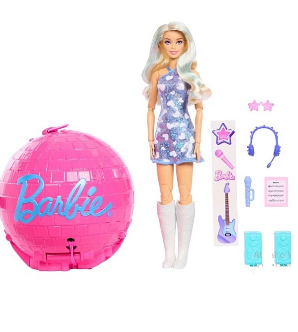 Barbie Roll and Reveal Pop Star com Acessórios JMK19 - Mattel