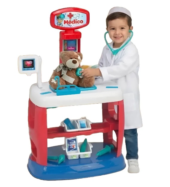 Bancada de Médico Vermelha 8206 - Magic Toys