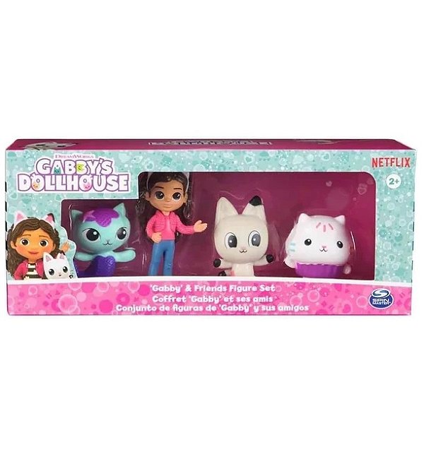 Pack com 4 Mini Figuras Gabby's Doll House 3969 - Sunny