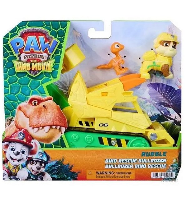 Patrulha Canina Veículo Rubble Dino Movie 4877 - Sunny