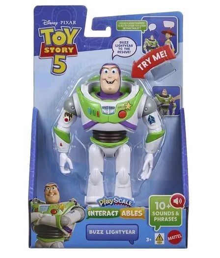Boneco Buzz Toy Story 5 Interativo Disney Pixar JMW18 - Mattel