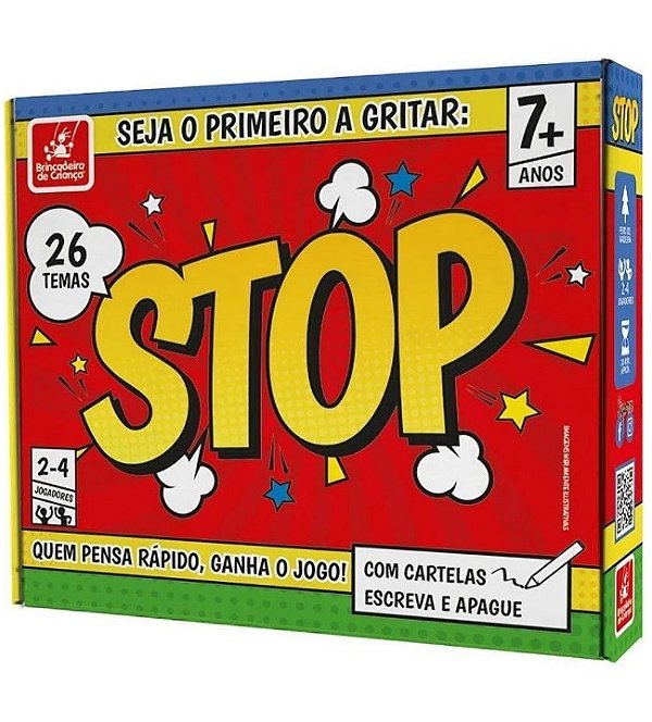 Jogo Stop 6837 - Brincadeira de Criança
