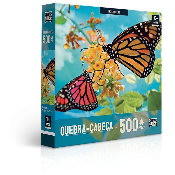 Quebra-Cabeça Borboletas 500 peças - Toyster