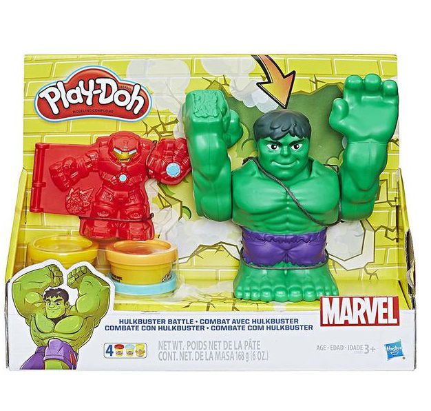 Play Doh Marvel Combate com Hulkbuster - Hasbro
