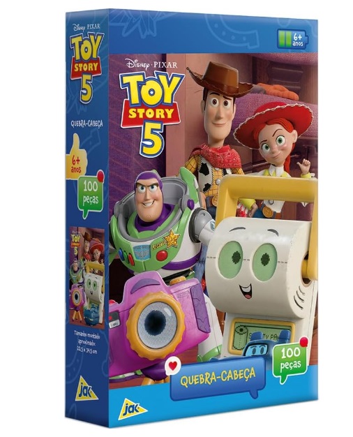 Quebra-Cabeça Toy Story 5 100 peças 3427 - Toyster