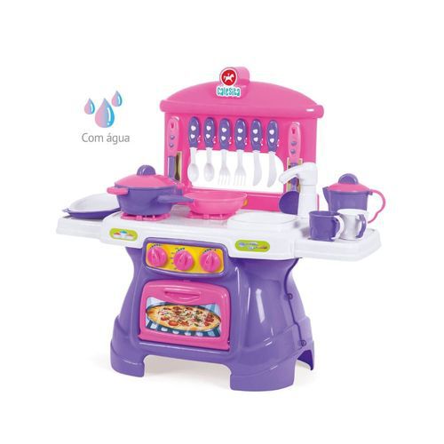 Cozinha Mini Chef Rosa com Água 0317 - Tateti Calesita