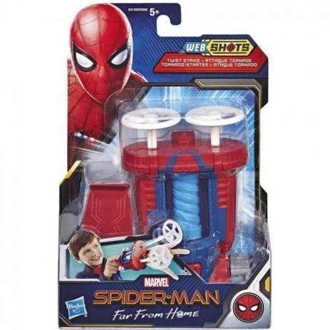 Lançador Spider-Man Homem-Aranha Ataque Tornado Webshots - E4128 Hasbro