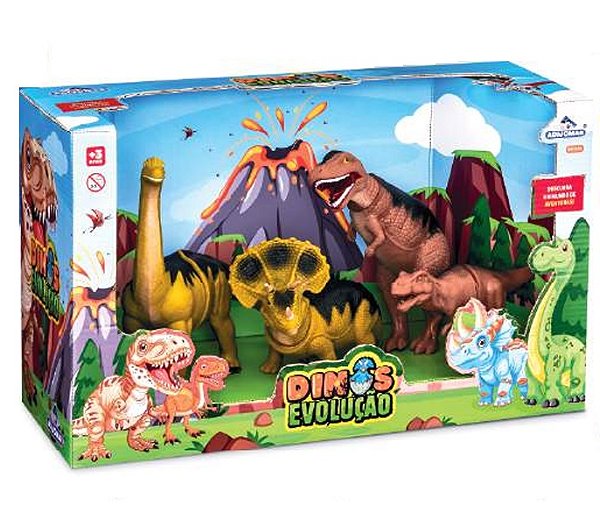 Dinossauros Evolução Kit com 6 838 - Adijomar