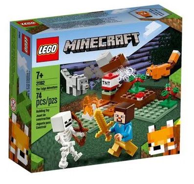 Lego Minecraft A Aventura em Taiga 21162 - Lego