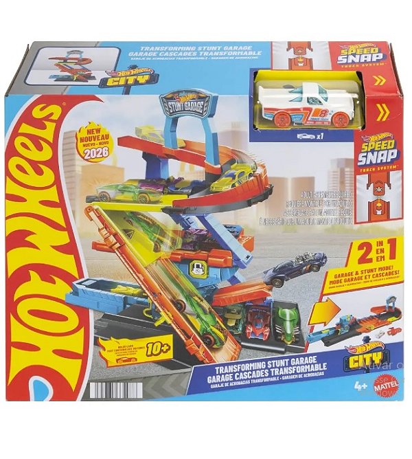 Hot Wheels Pista Garagem de Acrobacias JHL94 - Mattel
