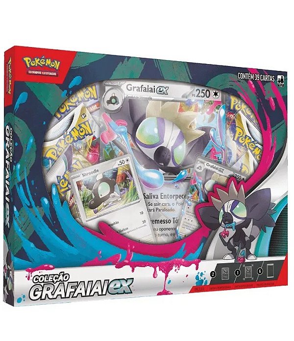 Pokémon Box Grafaiai EX 34160 - Copag