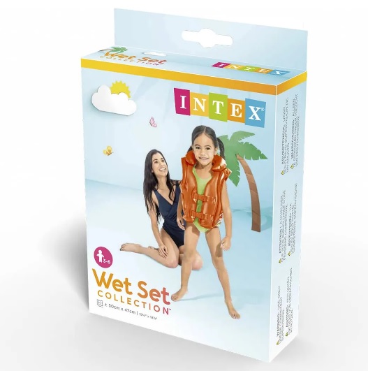 Colete Inflável Infantil Deluxe 58671 X - Intex