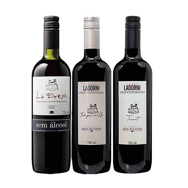 Kit Misto Tinto Seco Sem Álcool -