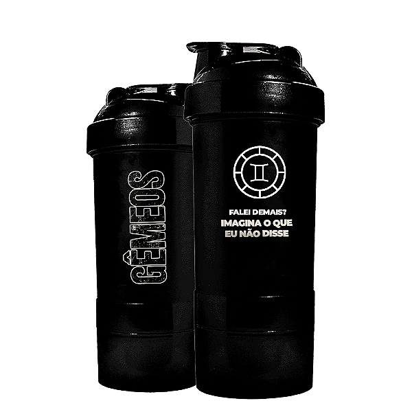 DCX Nutrition Coqueteleira Signo Gêmeos 3 Doses – Edição Zodíaco