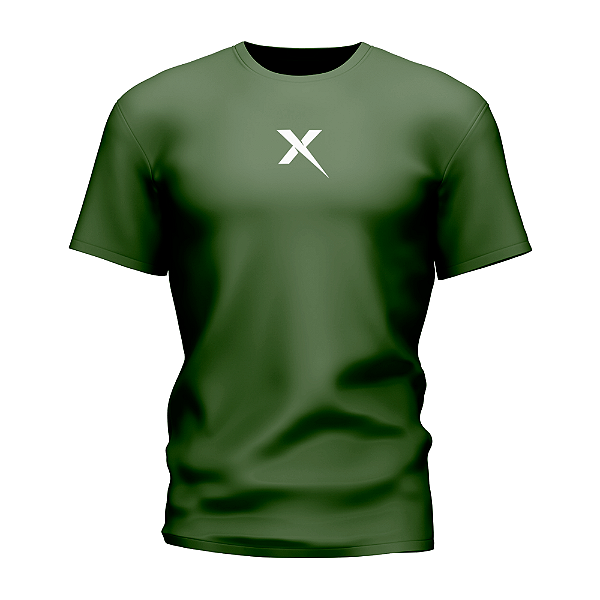 Camiseta DCX DryFit RUN X – Verde Army