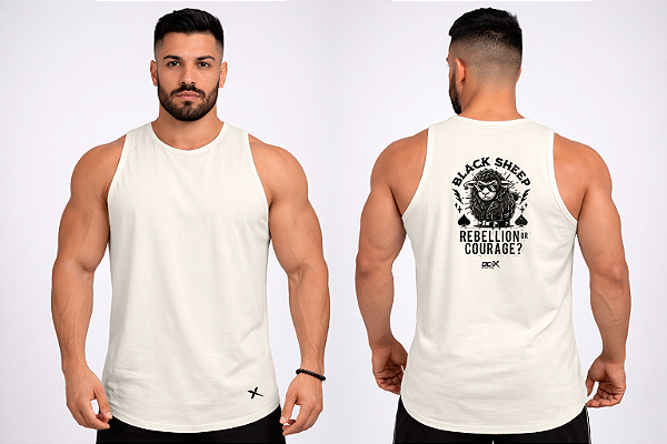 REGATA MACHÃO - BLACK SHEEP OFF WHITE