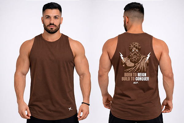 REGATA MACHÃO - ZEUS MARROM