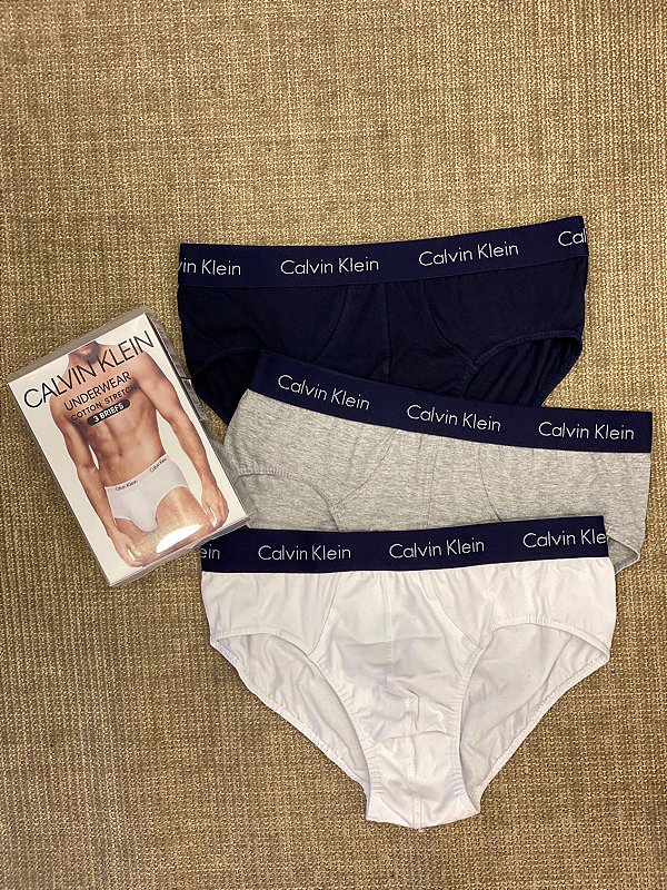 CALVIN KLEIN JEANS KIT 3 CUECAS BRIEF