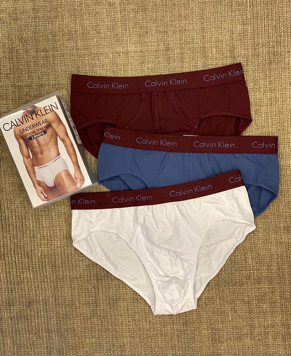 CALVIN KLEIN JEANS KIT 3 CUECAS BRIEF