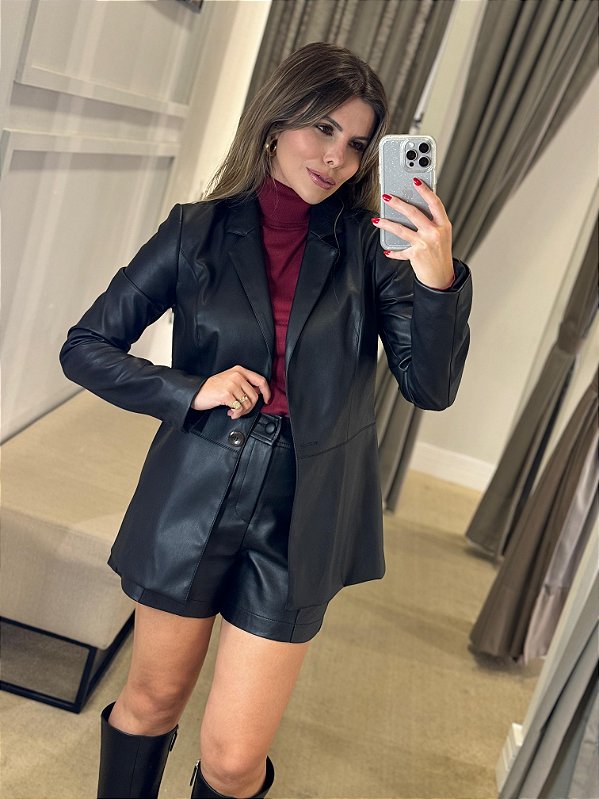 BLAZER BLACK SUEDE PRETO
