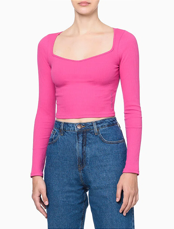 CALVIN KLEIN CROPPED PRINCESA ROSA