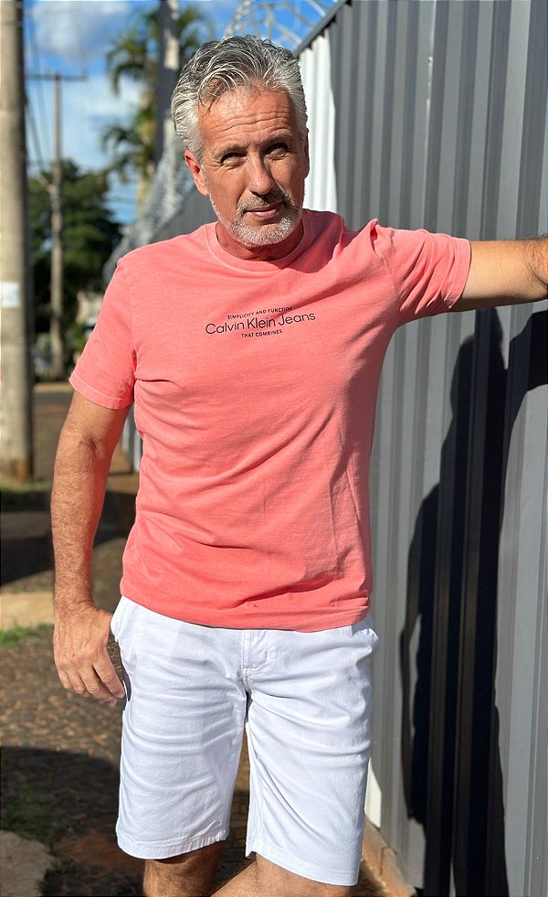 CALVIN KLEIN JEANS CAMISETA MANGA CURTA SIMPLICITY P SSEGO
