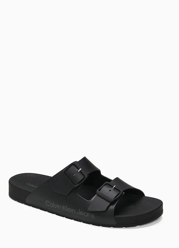 CALVIN KLEIN JEANS CHINELO SLIDE PRETO