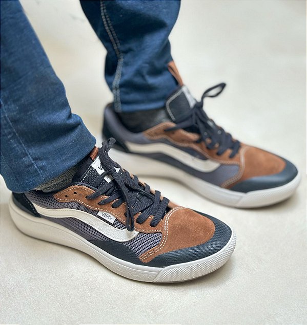 VANS TÊNIS ULTRARANGE EXO SE TEM MESH BROWN MULTI