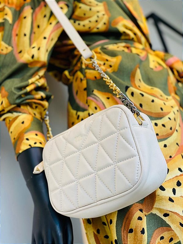 white mini cross body bolsa