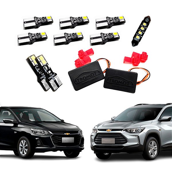 Kit De Luz Iluminação Led Onix Hatch Premier Ltz Tracker LT 2022 Tromot - TKL-GM2