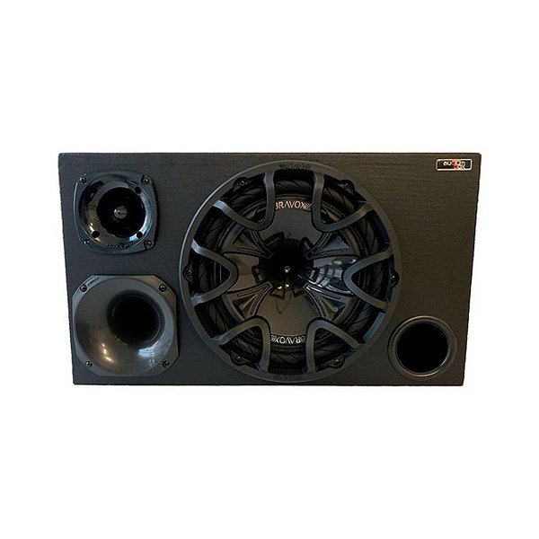 Caixa De Som Trio 12" 550w Rms Dutada Bravox Black