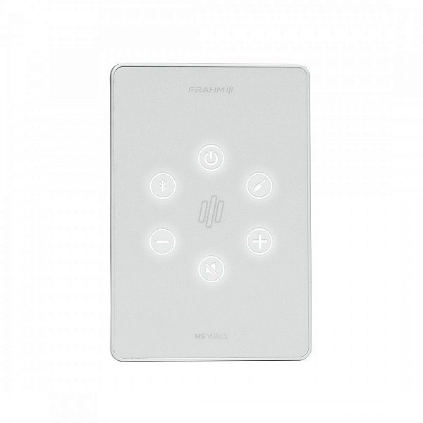 Amplificador De Parede Ambiente Bluetooth Frahm Hs Wall Touch Branco