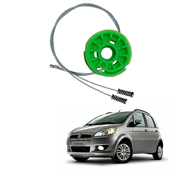 Kit Reparo Maquina Vidro Elétrico Fiat Idea 4pts Dianteira