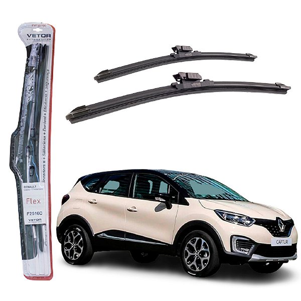 Palheta Parabrisa Especifica Renault Captur 2017 a 2023 Vto