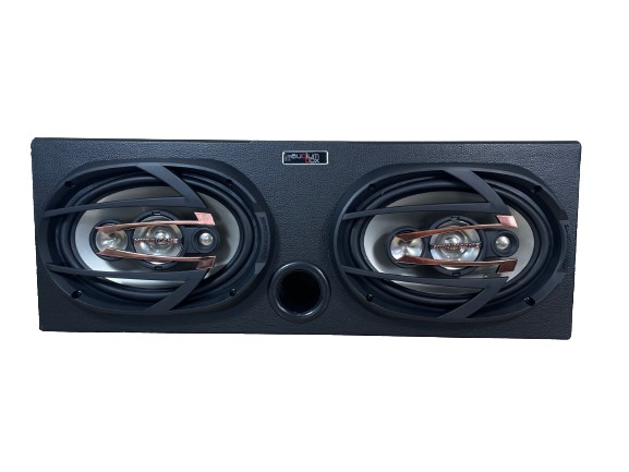 Caixa Montada Completa Falante 6x9 Hurricane Platino 300w Rms