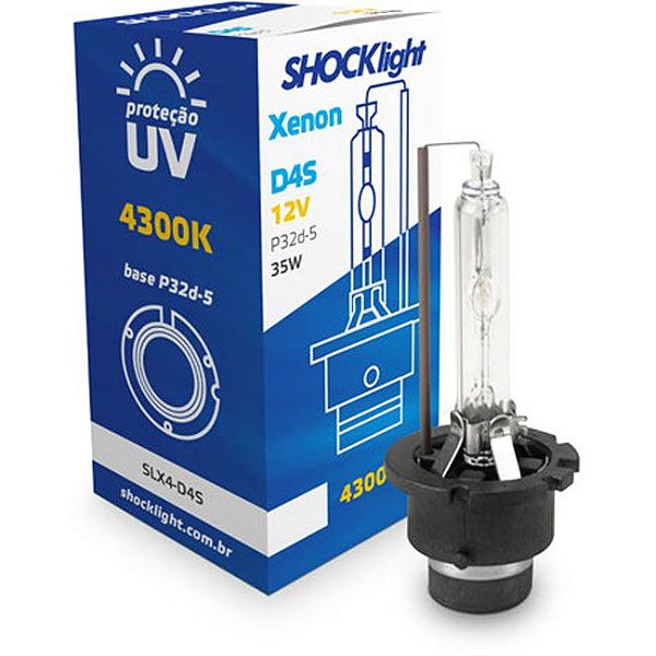 Lampada Xenon D4S 4300k 35w 12v Shocklight SLX4-D4S