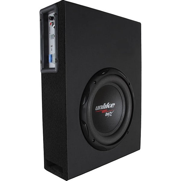 Caixa Amplificada Carro Slim 8 Polegadas 200w Rms Unlike Top