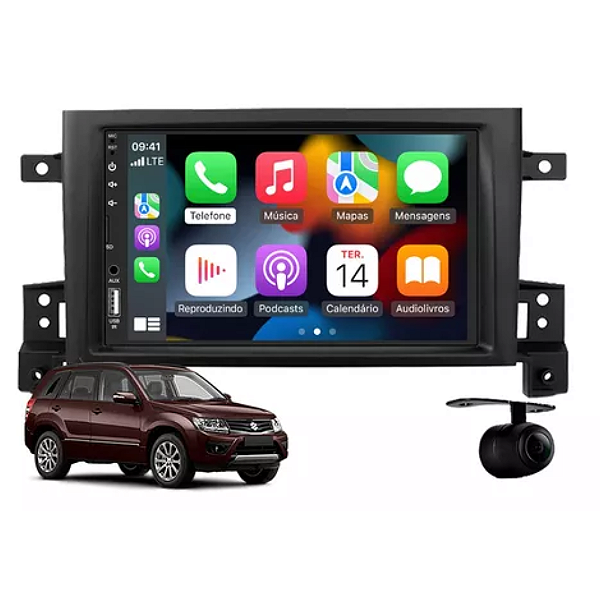 Central Multimidia Suzuki Grand Vitara 2008 a 2015 Android Carplay