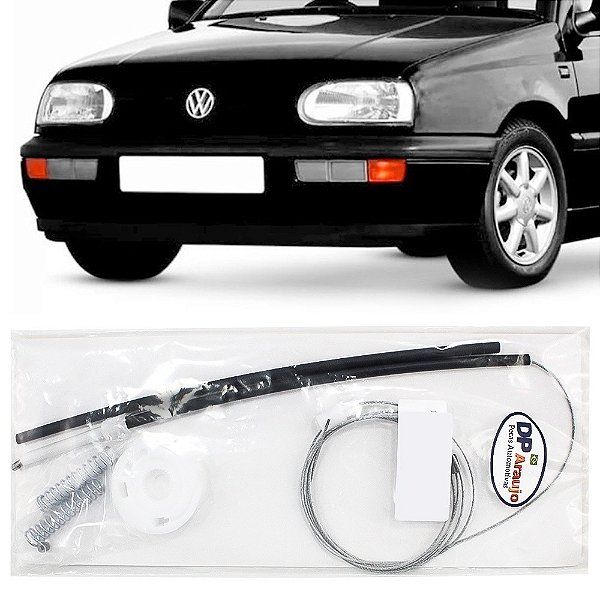 Kit Reparo Vidro Elétrico Golf Antigo 1995 a 1998 Dianteira