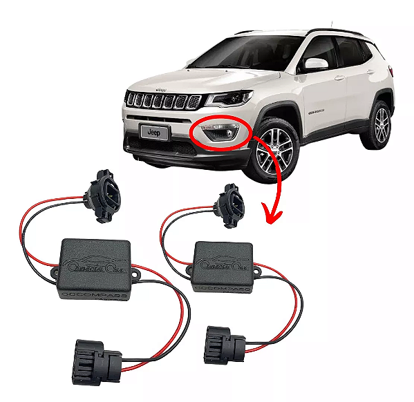 Par Canceller Para Led DRL Jeep Compass H16 Plug And Play