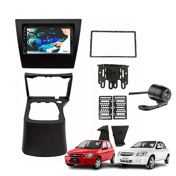 Central Multimídia Mp5 Celta G2 2006 A 2015 E Prisma 2006 A 2012