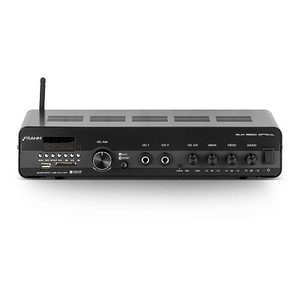 Amplificador Frahm Slim3200app Optical Usb/sd Bluetooth