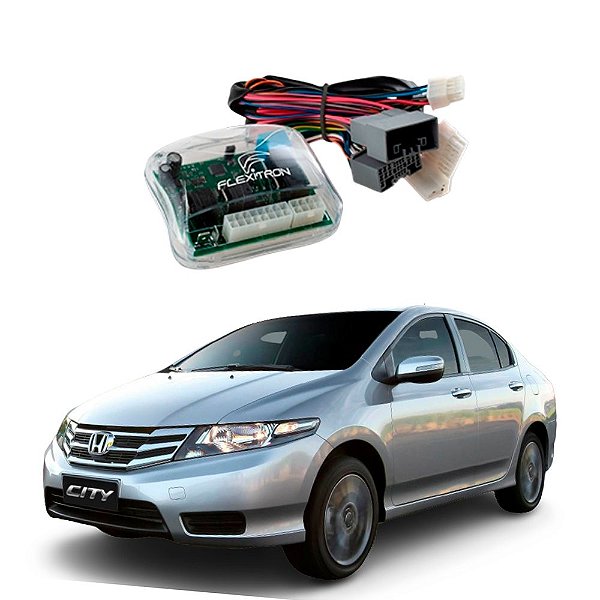 Módulo de Vidro Central Honda Fit e City 2010 a 2014 Plug Play - SAFE HN-FT 4.0