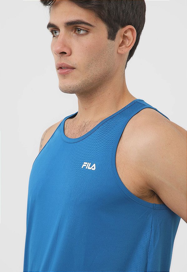 camiseta regata fila masculina