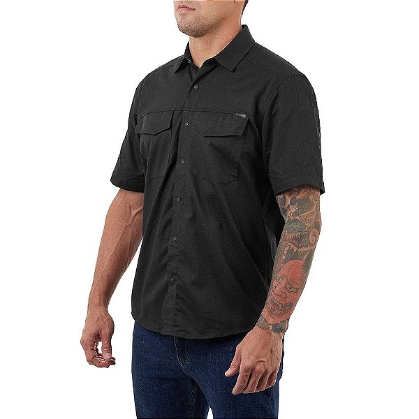 CAMISA INVICTUS MANGA CURTA ALPHA PRETO