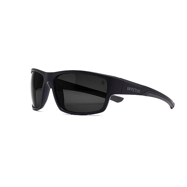ÓCULOS SOLAR INVICTUS STRIKER PRETO COM CINZA